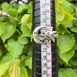 Eclipse ring Sterling silver 925